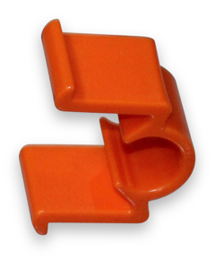Clip POM for pipe 9.5x2.25mm PA for high pressure cooling